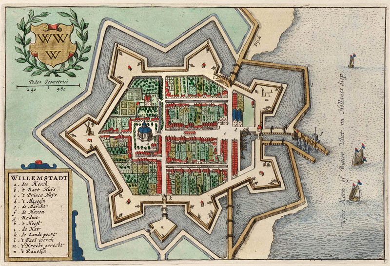 Willemstadt 1649 Blaeu